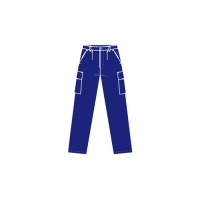 CALÇA HR AB/FECHO B/ALFORGE AZ PORTO * CALÇA HR AB/FECHO B/ALFORGE AZ PORTO *